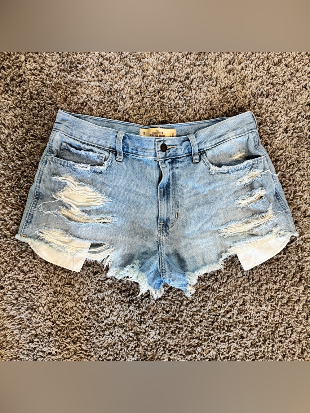 Y2K Distressed Hollister Shorts
